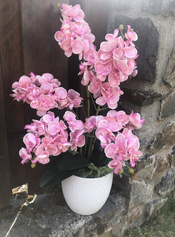 Umělá orchidej růžová